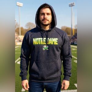 Norte Dame 3XL Lightweight Pullover Sweatshirt with Hoodie
